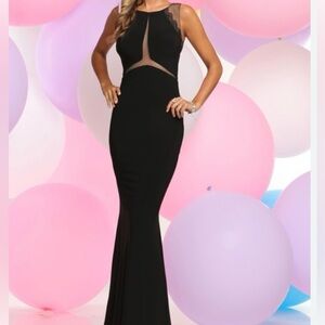 Elegant Black Evening Gown